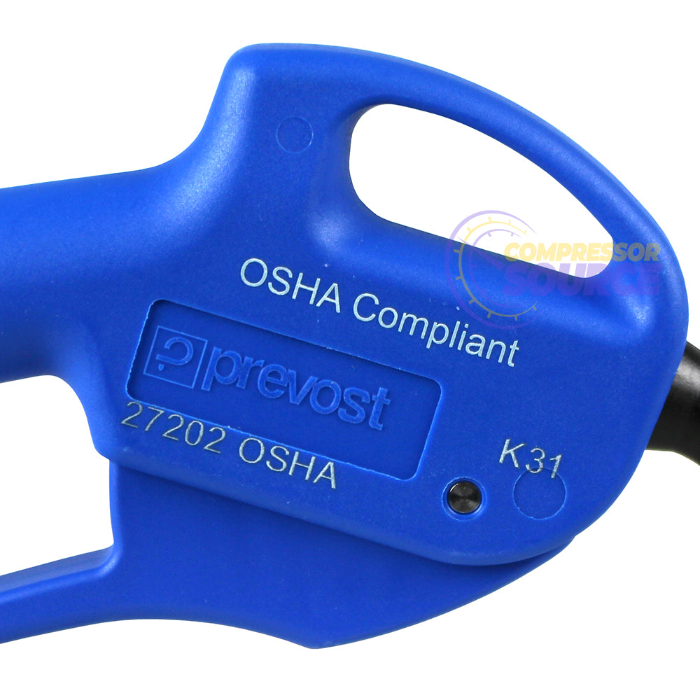 Prevost 1/4" NPT High Flow Blow Gun OSHA Compliant 27202OSH