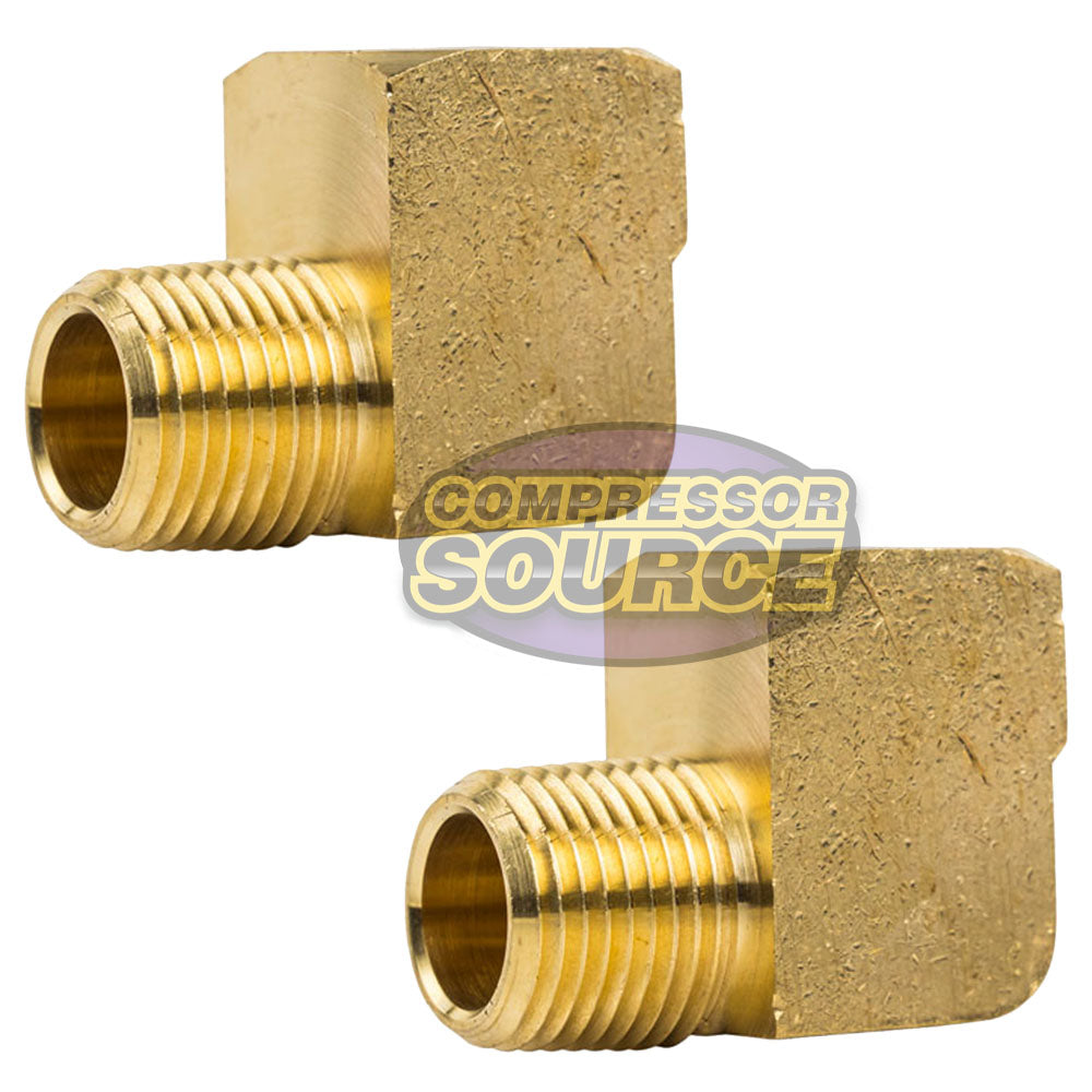 Street Elbow 90° Degree 1/2" Male NPT x 1/2" Female NPT Pipe Connector 2-Pack