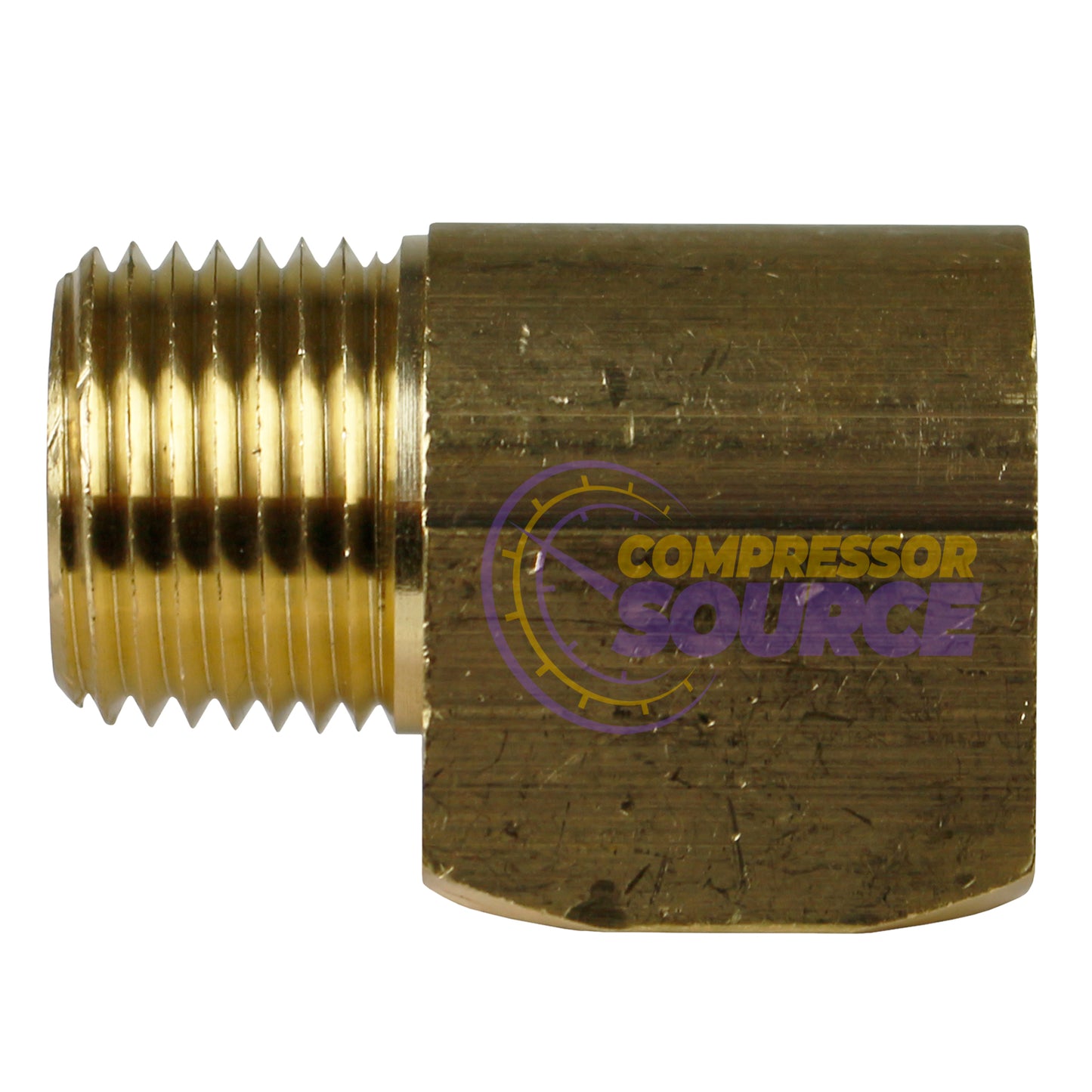 Street Elbow 90° Degree 1/2" MNPT x 1/2" FNPT Brass Pipe Connector 116SF