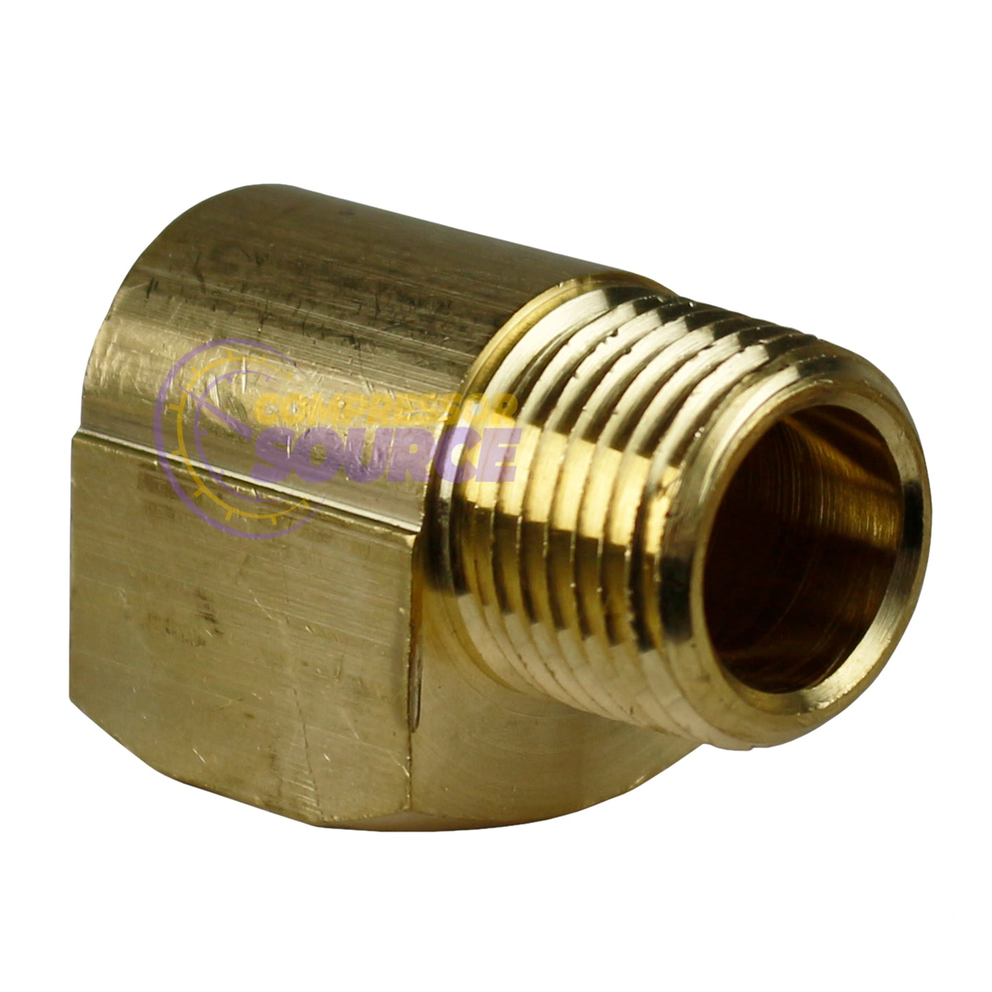 Street Elbow 90° Degree 1/2" MNPT x 1/2" FNPT Brass Pipe Connector 116SF