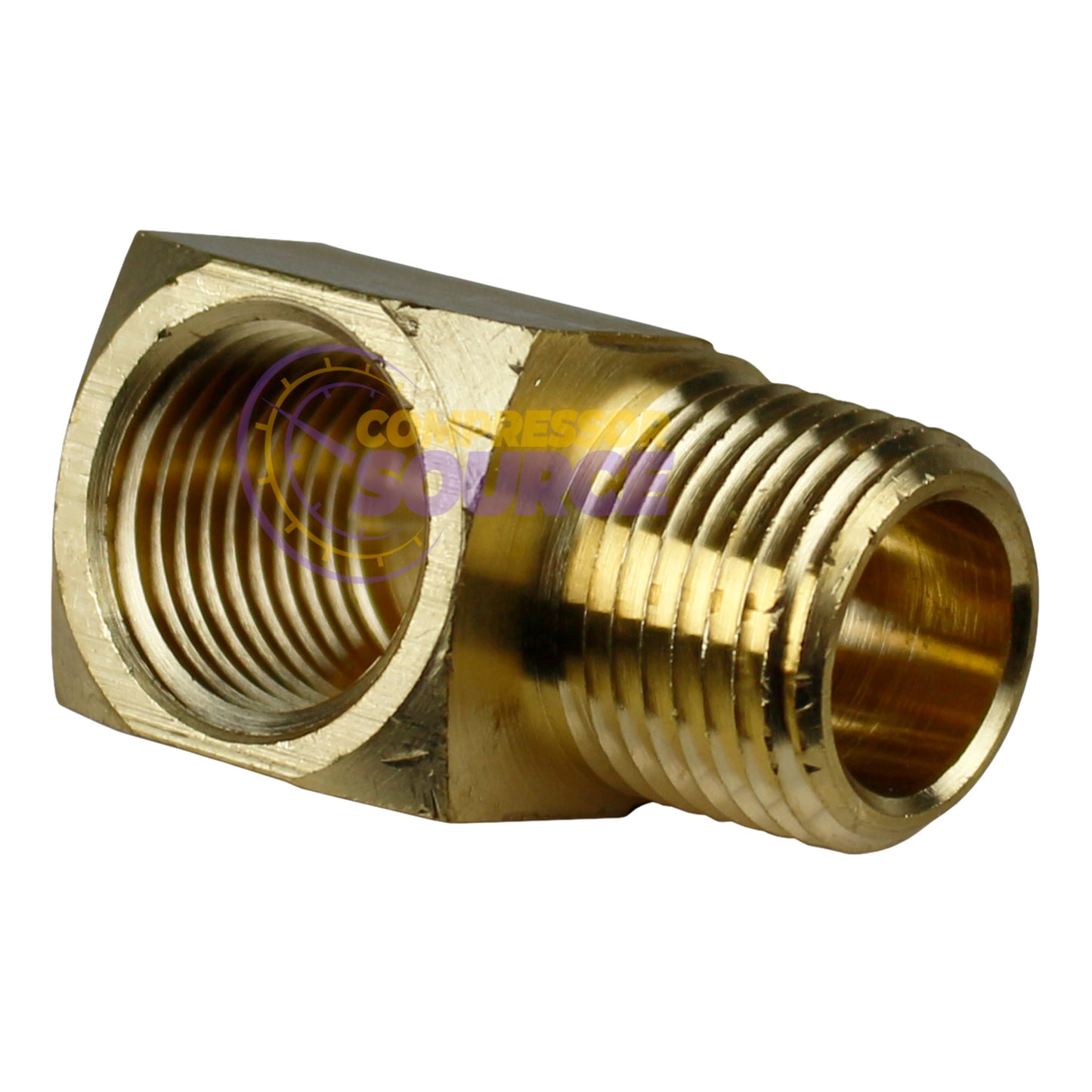 Street Elbow 90° Degree 1/2" MNPT x 1/2" FNPT Brass Pipe Connector 116SF