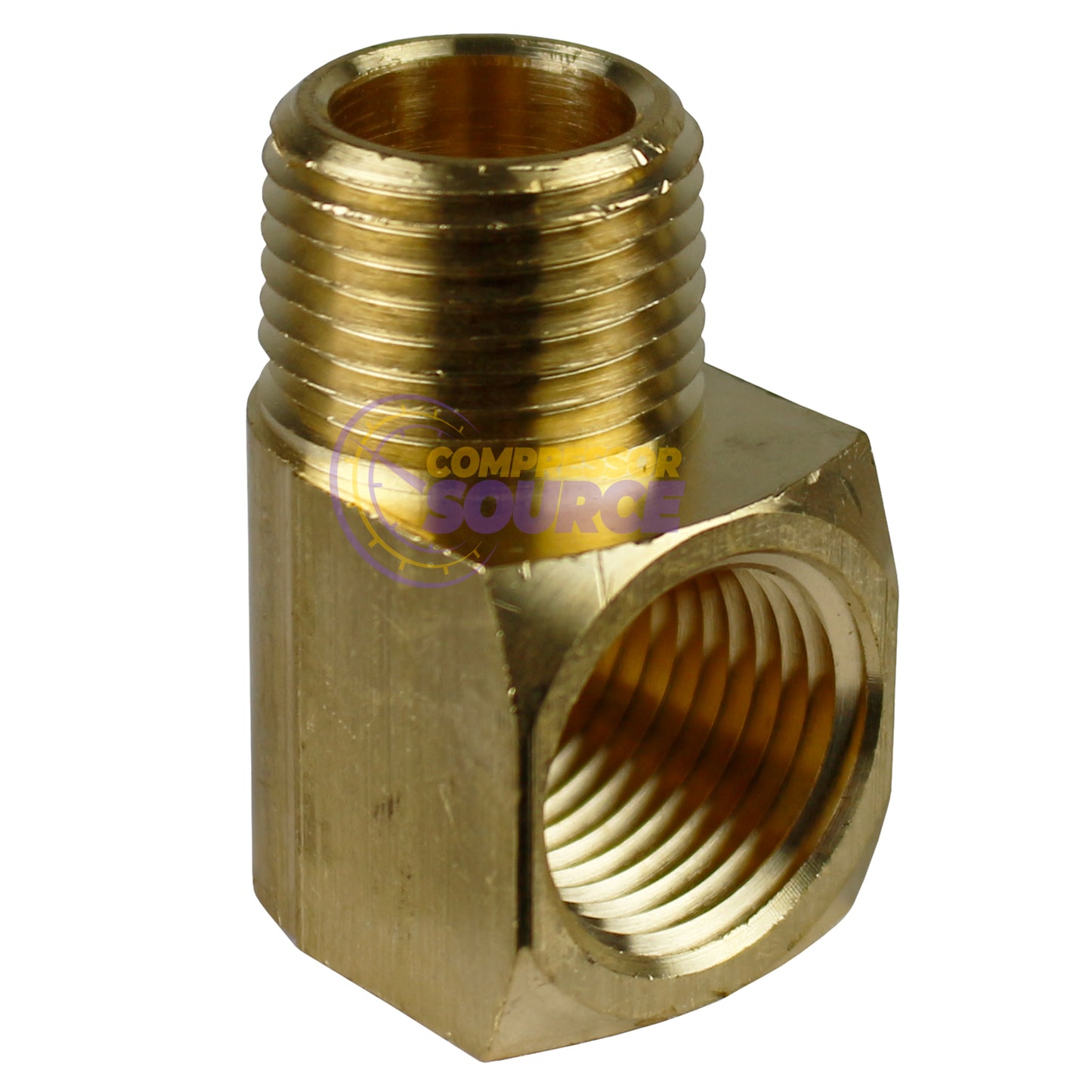 Street Elbow 90° Degree 1/2" MNPT x 1/2" FNPT Brass Pipe Connector 116SF