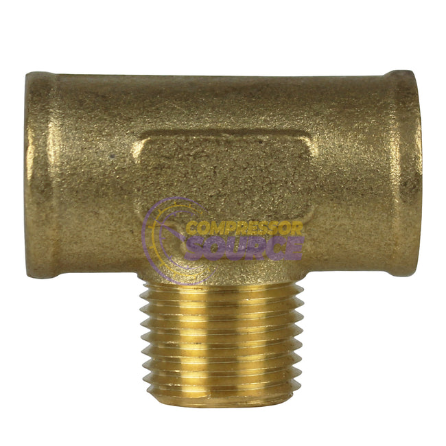 Male Branch Tee 1/2" Male By 1/2" Female NPT Brass Union Tee Connector 10-Pack