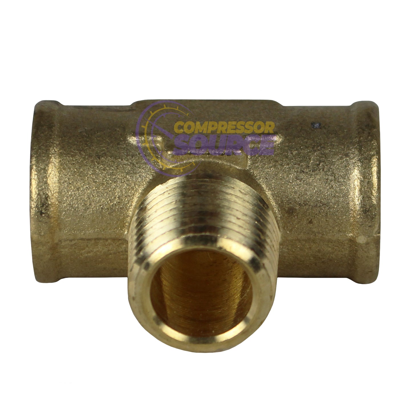 Male Branch Tee 1/2" Male NPT x 1/2" Female NPT Brass Union Tee Pipe Connector