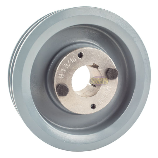 5.5" Double Groove Pulley fits A Section V-Belt 4L with 1-3/16" Sheave Bushing 2AK56H