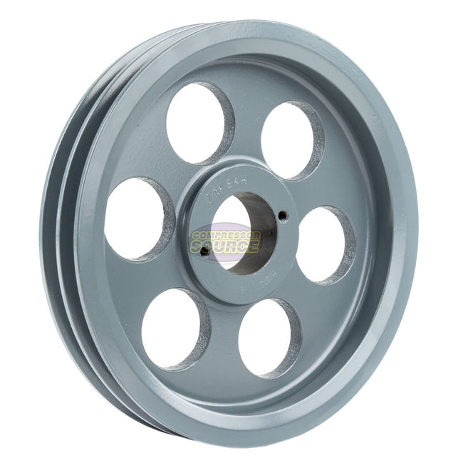 8.25" Double Groove Pulley fits A Section V-Belt 4L with 3/4" Sheave Bushing 2AK84H