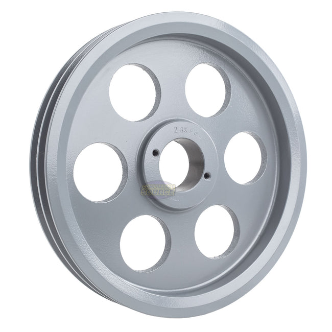 9.25" Double Groove Pulley fits A Section V-Belt 4L with 1-1/4" Sheave Bushing 2AK94H
