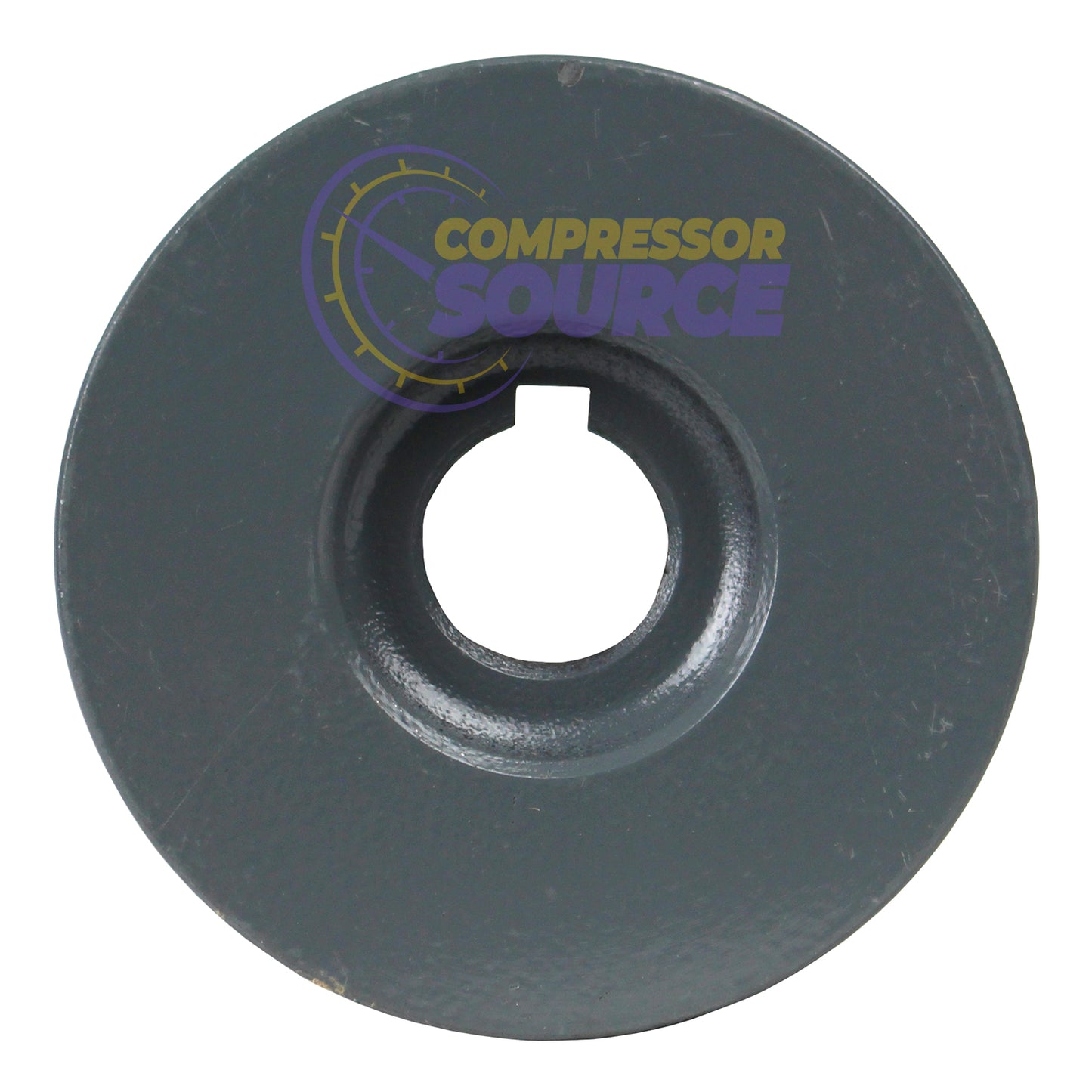 2.5" Double Groove Pulley fits B Section V-Belt 5L fits 5/8" Shaft 2BK25