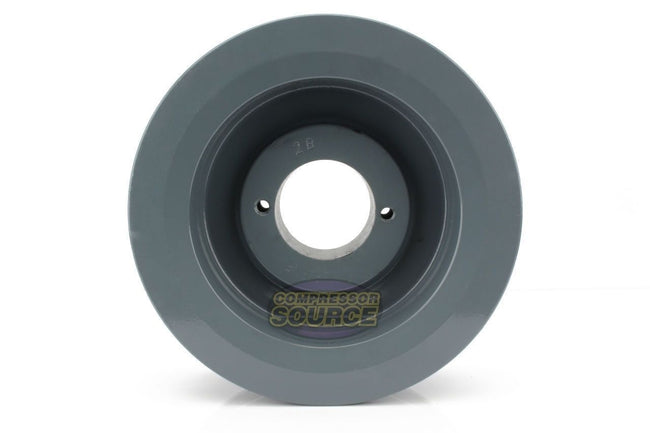 6" Double Groove Pulley fits B Section V-Belt 5L with 7/8" Sheave Bushing 2BK62H