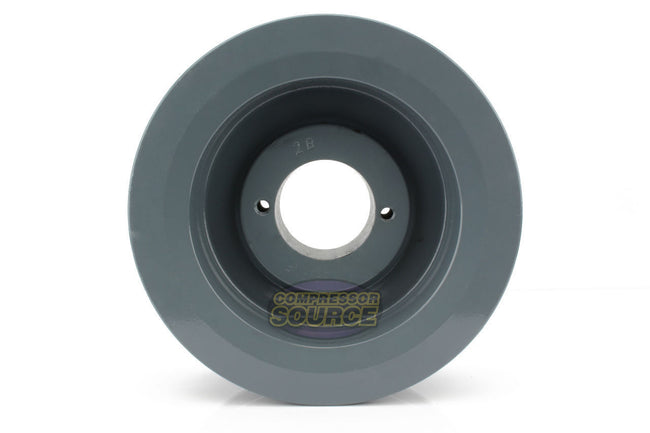 6" Double Groove Pulley fits B Section V-Belt 5L with 3/4" Sheave Bushing 2BK62H