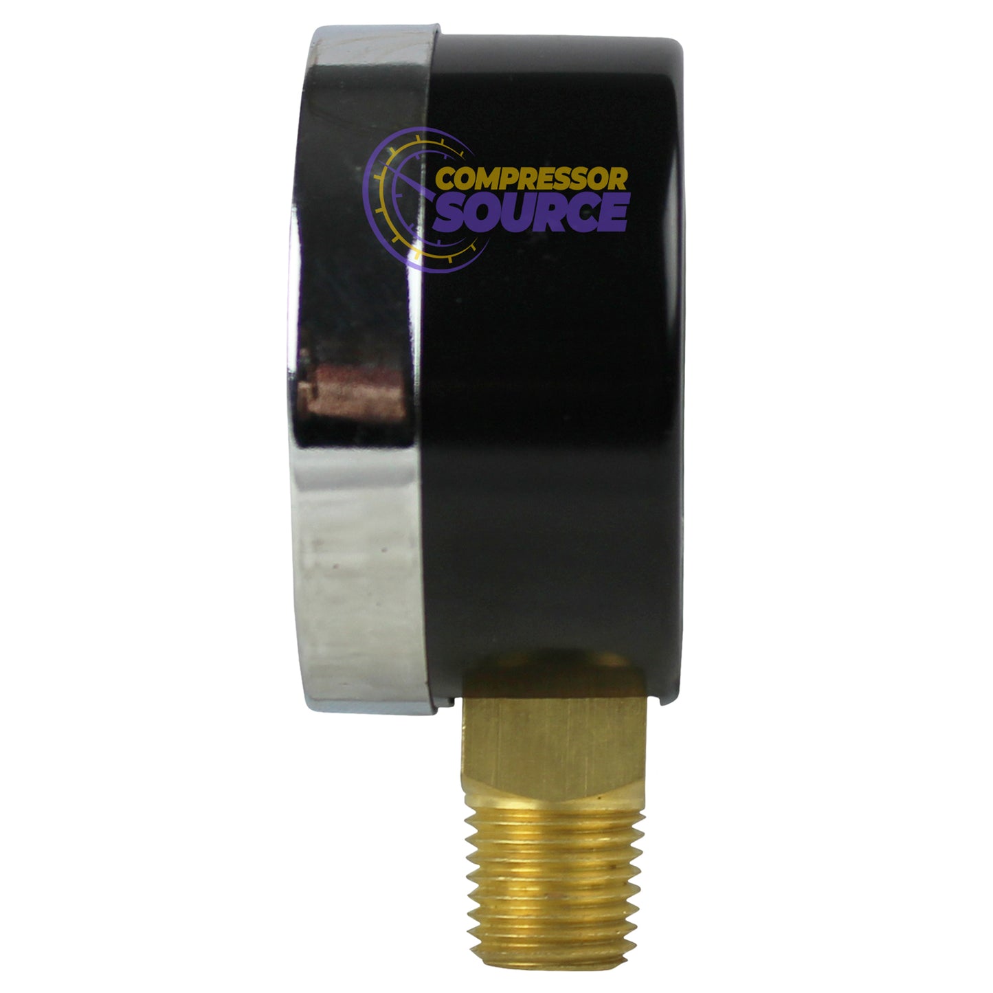 2" Face 1/4" NPT 0 - 200 PSI Pressure Gauge Lower Side Mount