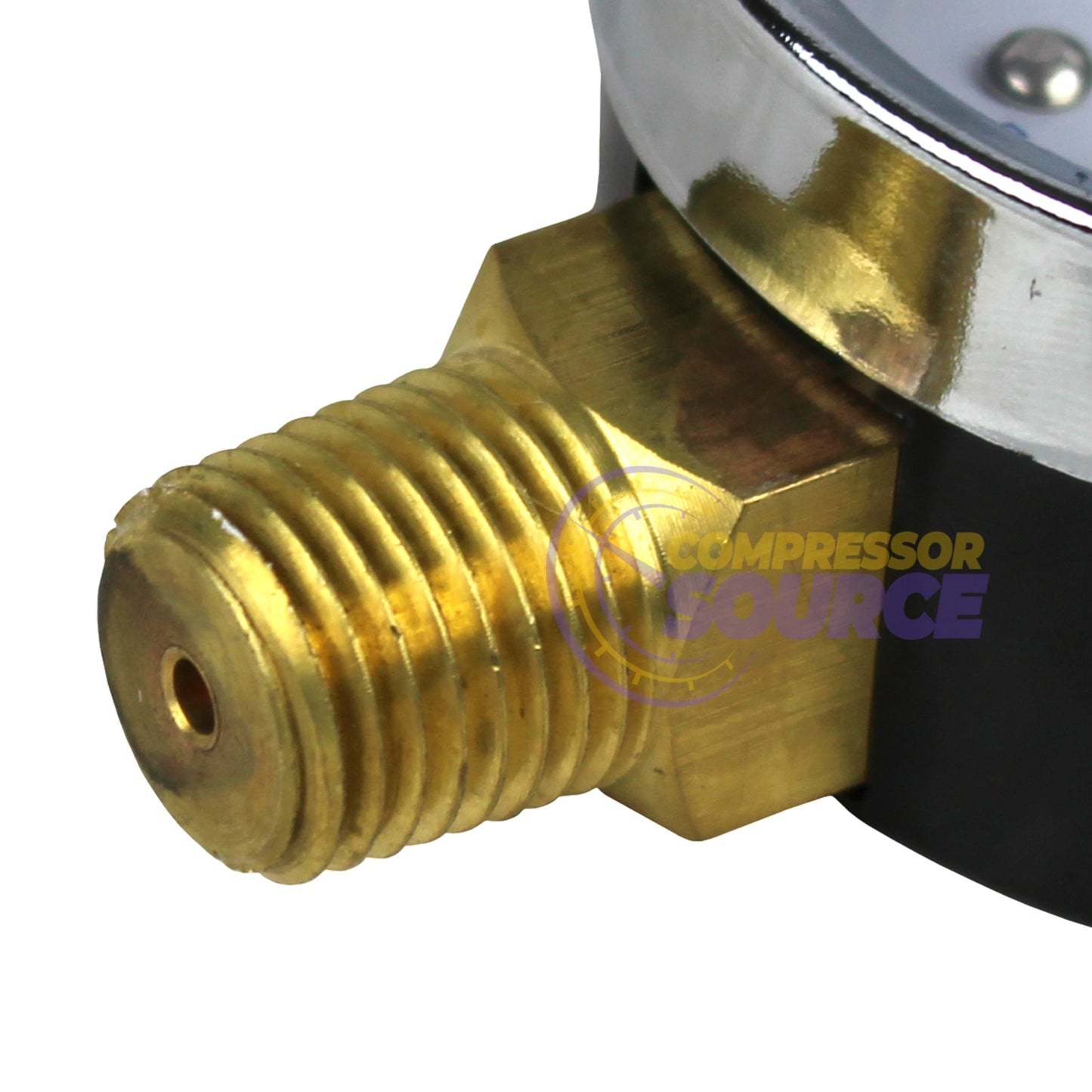 2" Face 1/4" NPT 0 - 200 PSI Pressure Gauge Lower Side Mount