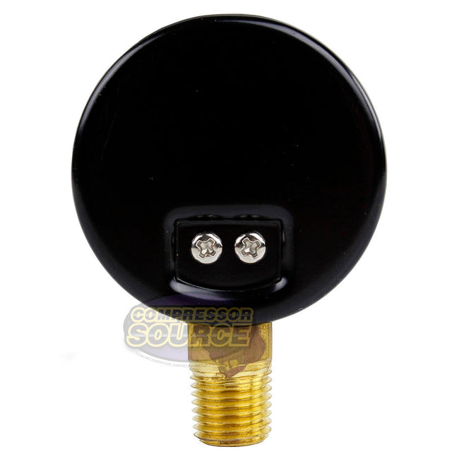 1/4" NPT 0-30 PSI Air Pressure Gauge Lower Side Mount With 2" Face 101D-204C