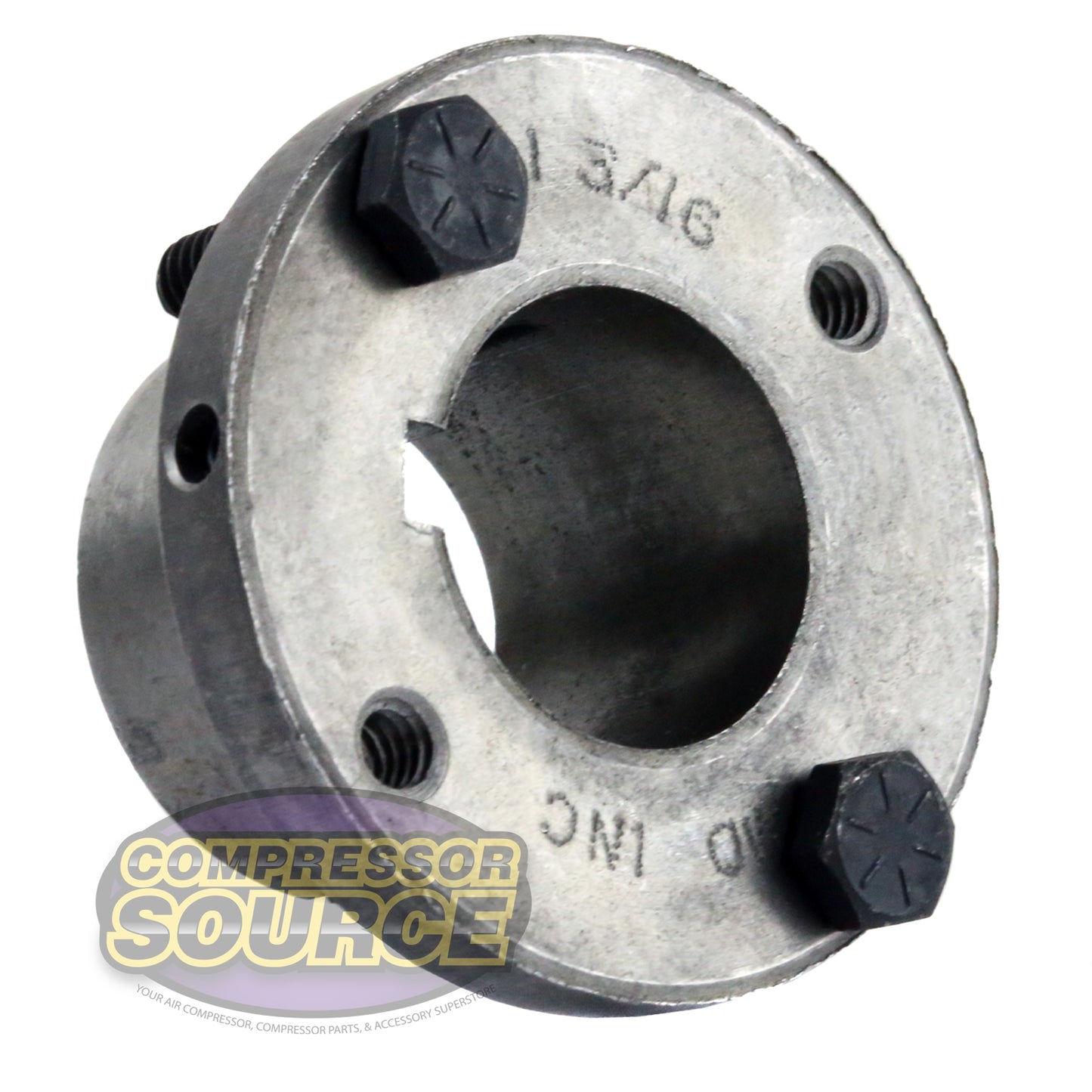 Cast Iron 3.15" Single Groove Belt B Section 5L Pulley w/ 1-3/16" Sheave Bushing