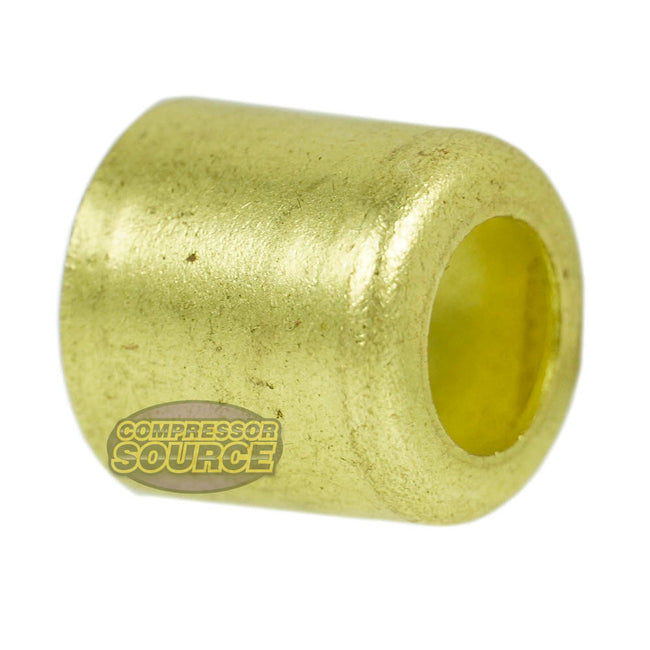 Short Brass Ferrule 7/16" Outer Diameter 1/4" Inner Diameter Smooth Crimp 32130
