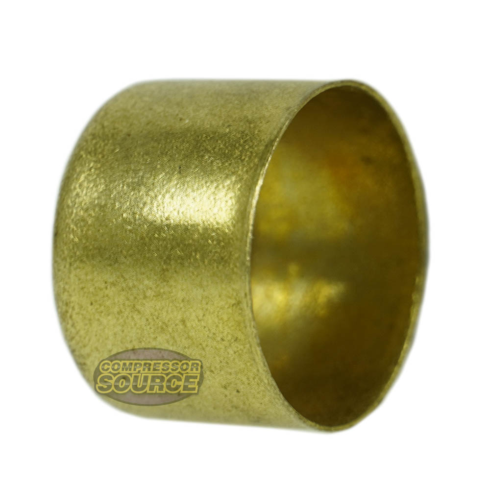 Brass Ferrule 13/16" Outer Diameter 1/2" Inner Diameter Smooth 5-Pack 32141