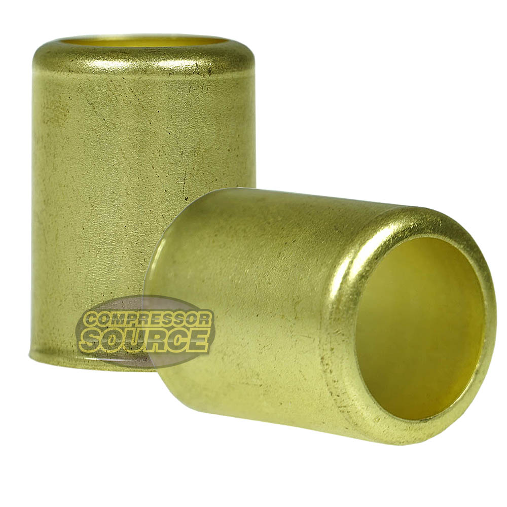Brass Ferrule 7/8" Outer Diameter 5/8" Inner Diameter Smooth Crimp 2-Pack 32575