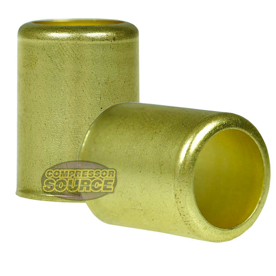 Brass Ferrule 7/8" Outer Diameter 5/8" Inner Diameter Smooth Crimp 2-Pack 32575
