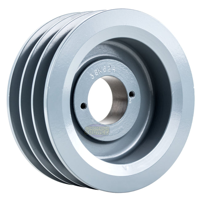 6" Triple Groove Pulley fits B Section V-Belt 5L with 1-3/16" Sheave Bushing 3BK62H