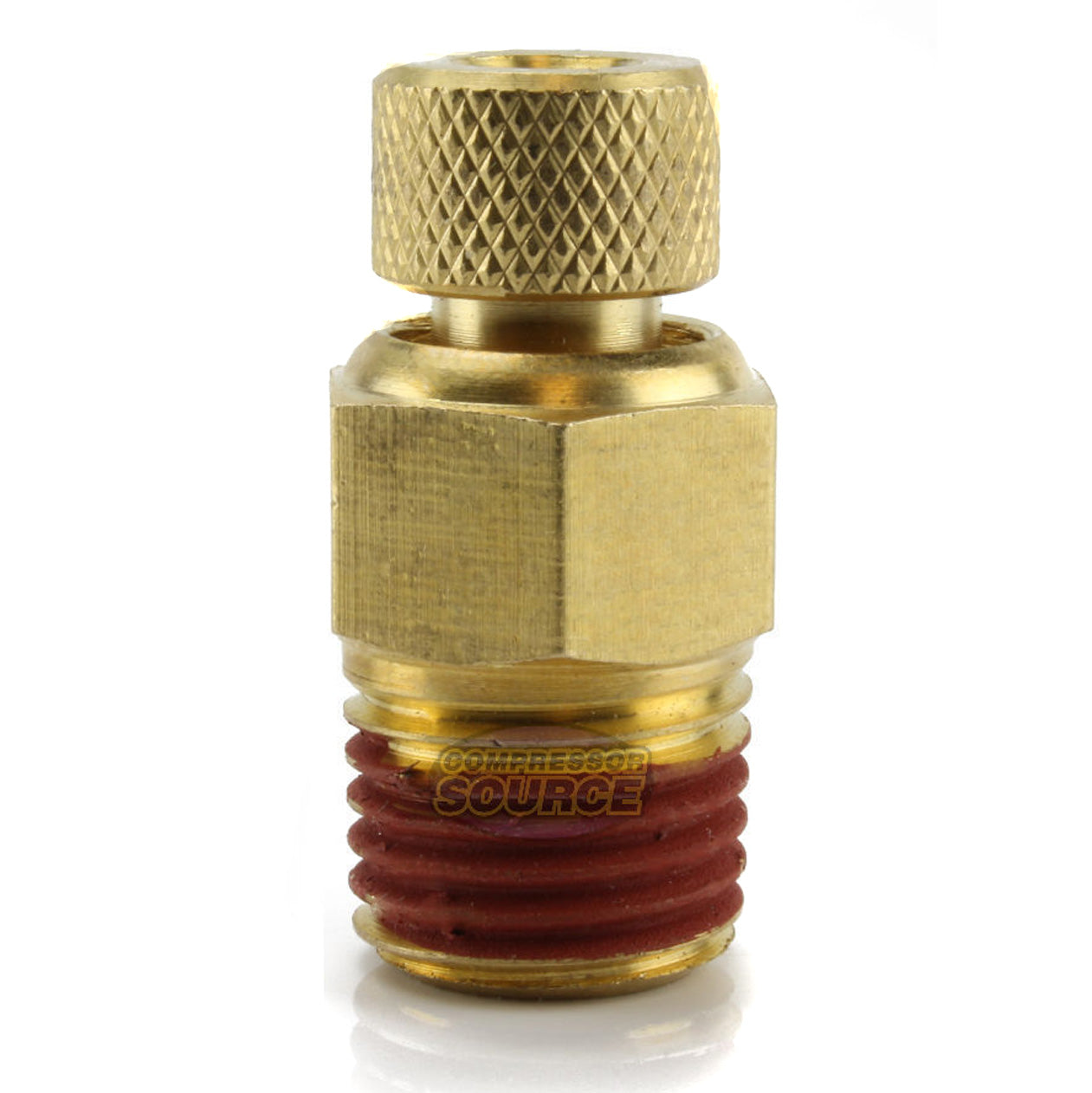 10 Pack 1/4" Male NPT Air Compressor Moisture Tank Drain Water Petcock Brass