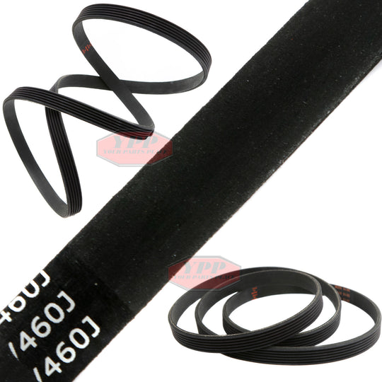 6 Ribbed Poly V Belt 46" Inch Micro Rib Groove Flat Belt Metric 460J6 460 J 6