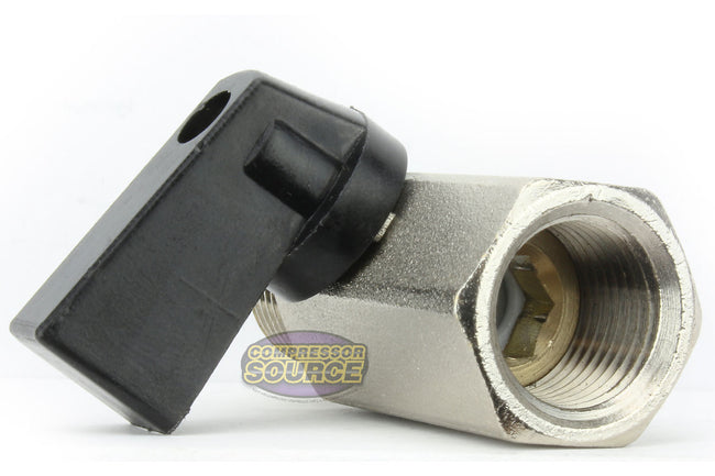 Mini 3/8" Male x 3/8 Inch Male NPT Brass Ball Shut Off Valve Water Air Fluid WOG 50120