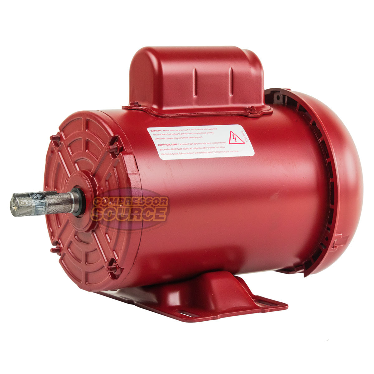 1/2 HP Air Compressor Electric Motor W56 Frame 1730 RPM Single Phase WEG New