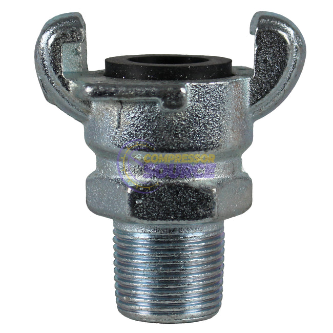 3/4" NPT Male Chicago Air Coupling Twist Lock Claw Style Universal Ductile Iron