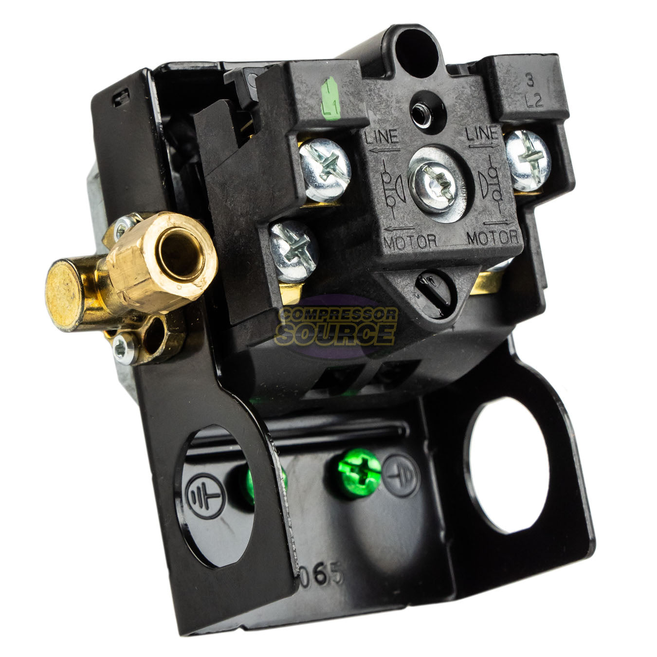 1 Port Pressure Switch 95 - 125 PSI 16 Amp Hubbell Furnas 69JF7Y