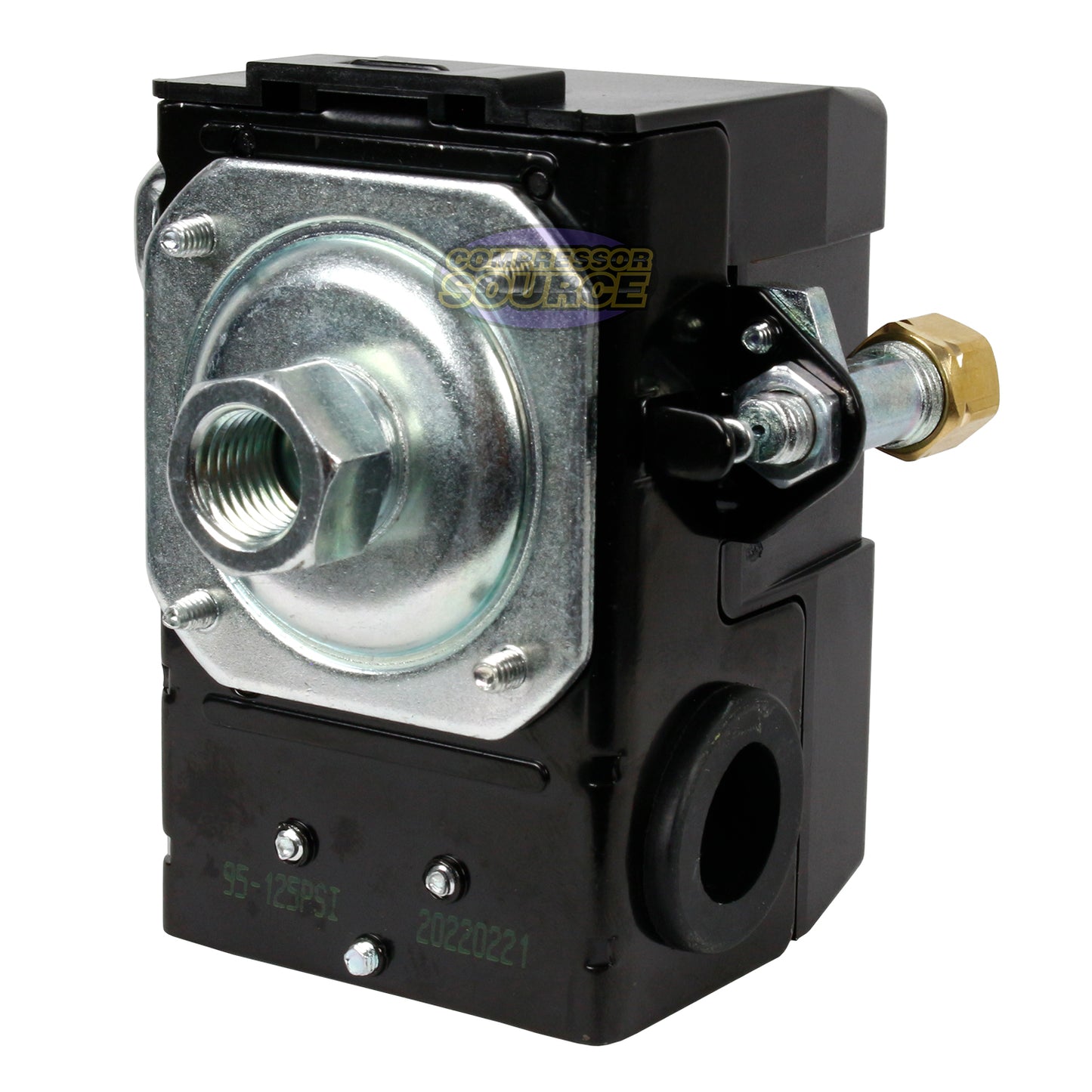 Single Port 95-125 PSI Air Compressor Pressure Switch