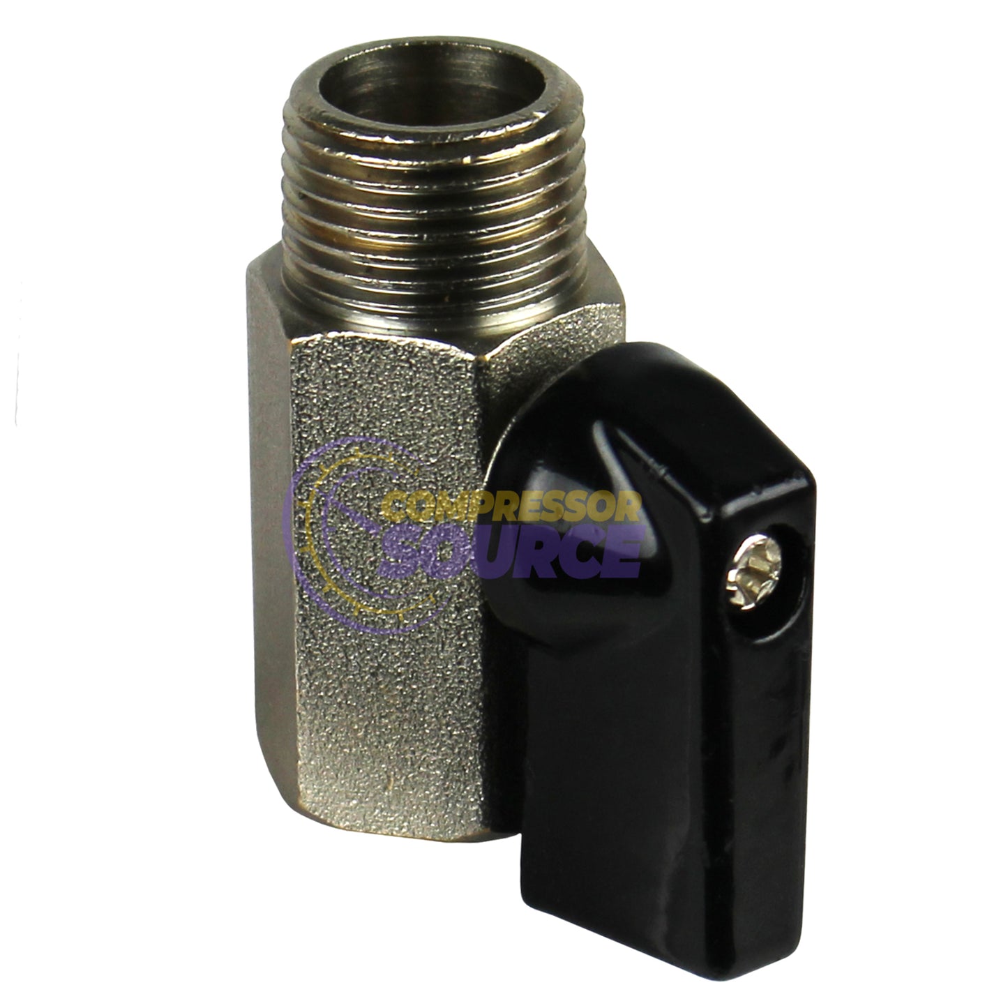 3/8" Mini MNPT x 3/8" FNPT Ball Valve WOG 200 PSI A-38MF