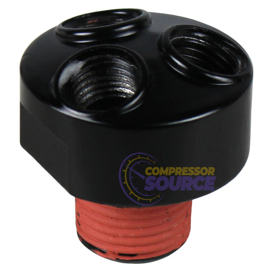 Prevost 3 Way Air Hose Coupler Splitter Manifold Block 1/4" NPT A15-201