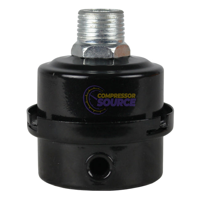 1/2" NPT Air Compressor Intake Filter Silencer Metal Housing and Element AF-04A