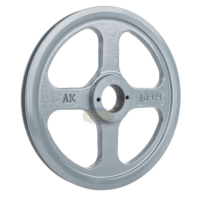 10.75" Single Groove Pulley fits A Section V-Belt 4L with 5/8" Sheave Bushing AK109H