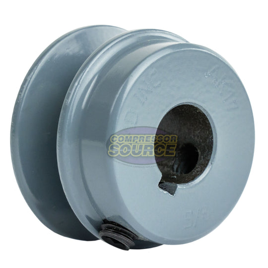1.75" Single Groove Pulley fits A Section V-Belt 4L fits 5/8" Keyed Shaft AK17