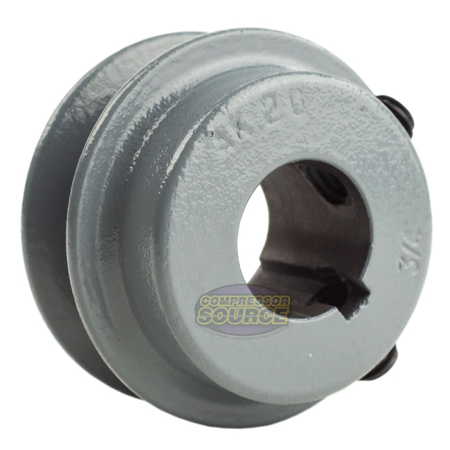 2" Single Groove Pulley fits A Section V-Belt 4L fits 3/4" Keyed Shaft AK20