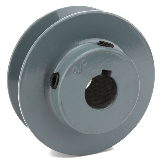 2.5" Single Groove Pulley fits A Section V-Belt 4L fits 5/8" Shaft AK25