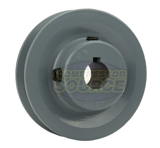 3" Single Groove Pulley fits A Section V-Belt 4L fits 5/8" Shaft AK30