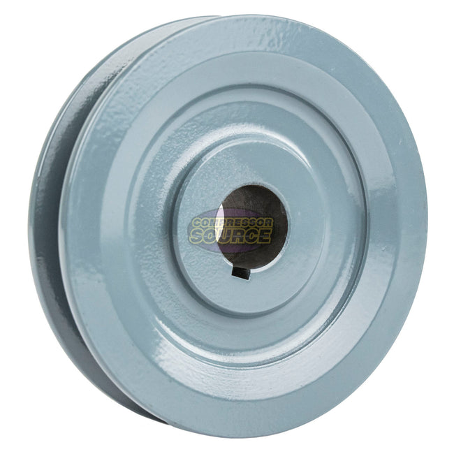 3.75" Single Groove Pulley fits A Section V-Belt 4L fits 3/4" Shaft AK39