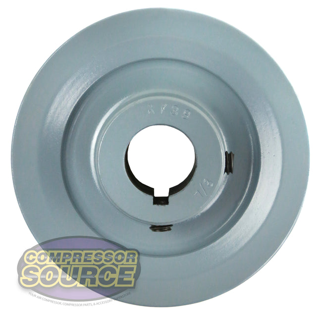 3.75" Single Groove Pulley fits A Section V-Belt 4L fits 7/8" Shaft AK39