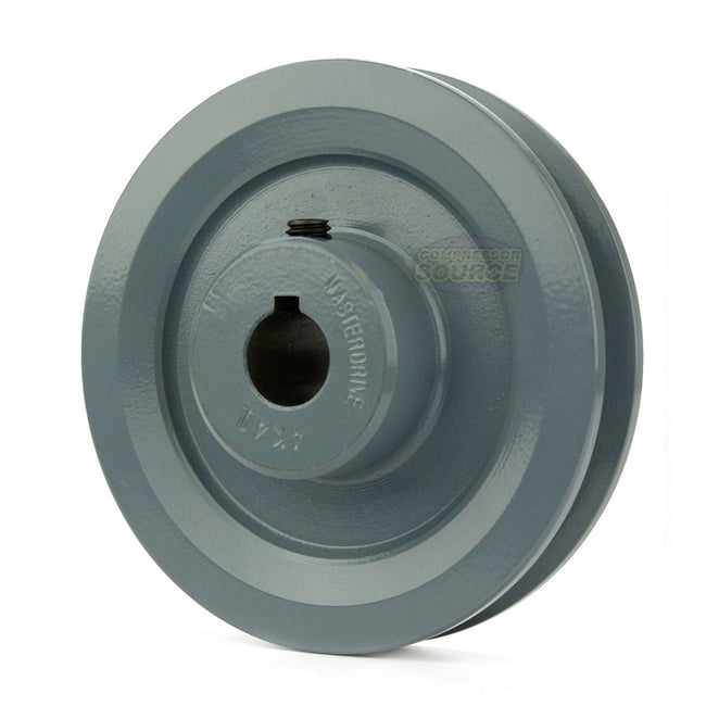 4" Single Groove Pulley fits A Section V-Belt 4L fits 3/4" Shaft AK41