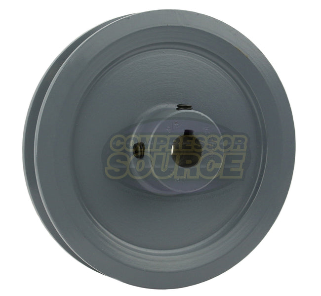 4.5" Single Groove Pulley fits A Section V-Belt 4L fits 5/8" Shaft AK46