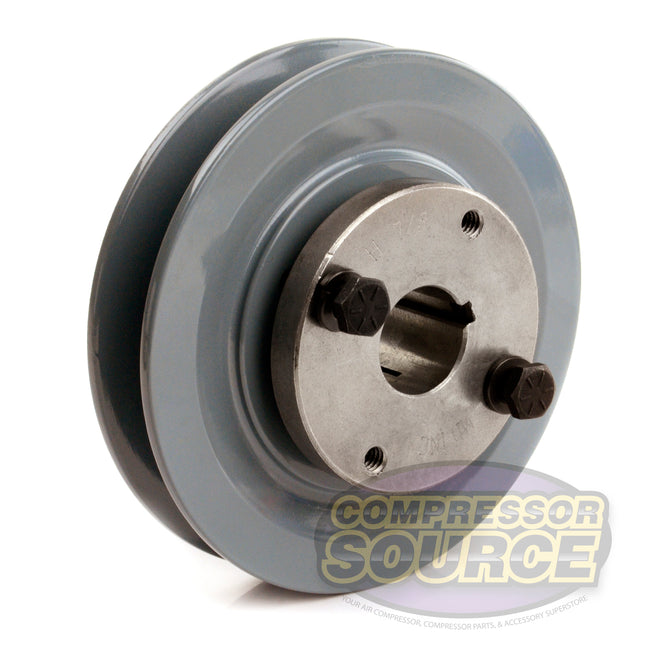 4.5" Single Groove Pulley fits A Section V-Belt 4L with 7/8" Sheave Bushing AK46H