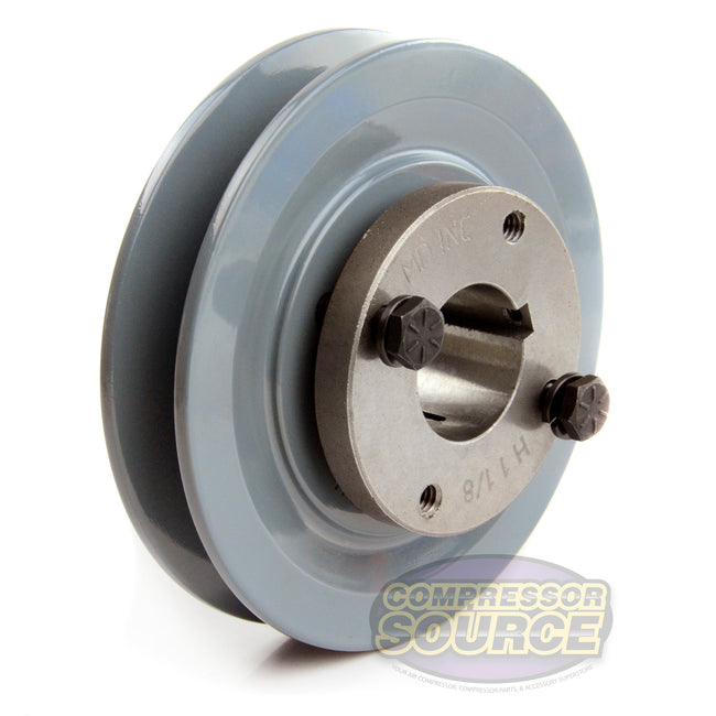 4.5" Single Groove Pulley fits A Section V-Belt 4L with 1-1/8" Sheave Bushing AK46H