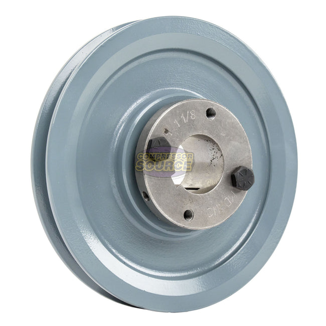 5" Single Groove Pulley fits B Section V-Belt 5L with 1-1/8" Sheave Bushing BK52H