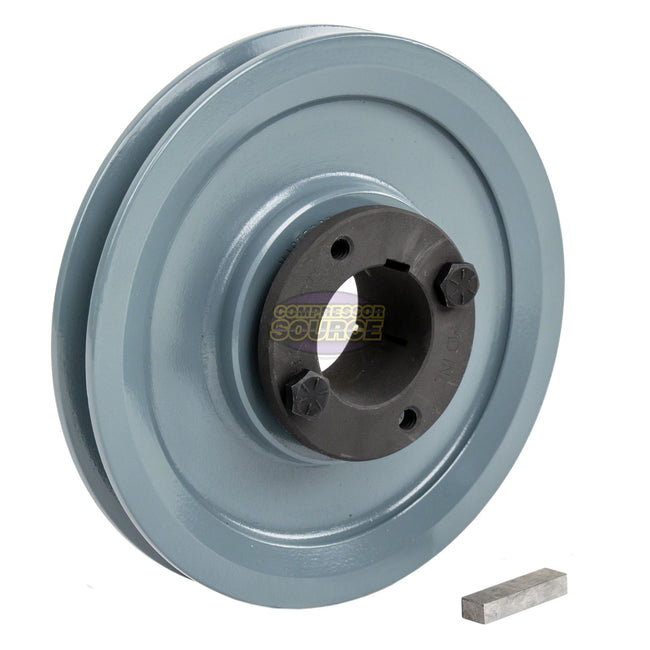 4.75" Single Groove Pulley fits B Section V-Belt 5L with 1-3/8" Sheave Bushing BK50H