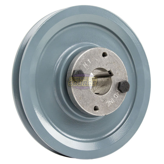 5" Single Groove Pulley fits B Section V-Belt 5L with 1" Sheave Bushing BK52H