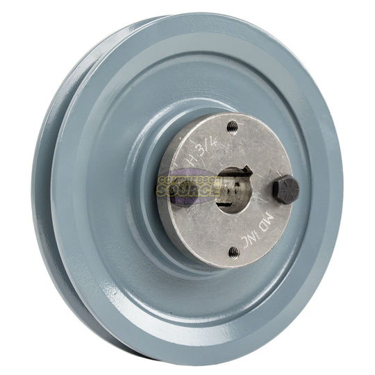 5.75" Single Groove Pulley fits A Section V-Belt 4L with 3/4" Sheave Bushing AK59H