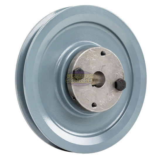 5.75" Single Groove Pulley fits A Section V-Belt 4L with 5/8" Sheave Bushing AK59H