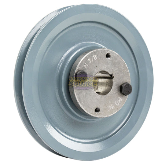 5" Single Groove Pulley fits B Section V-Belt 5L with 7/8" Sheave Bushing BK52H